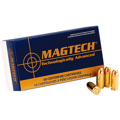 Magtech Ammo Sport Shooting 9mm LRN 124 Grain 50 R