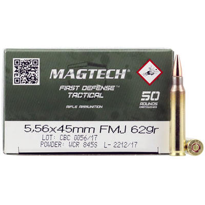 Magtech Ammo Tactical 5.56x45mm (5.56 NATO) 62 Gra