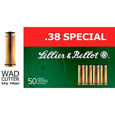 Sellier & Bellot Ammo 38 Special Wad Cutter 14