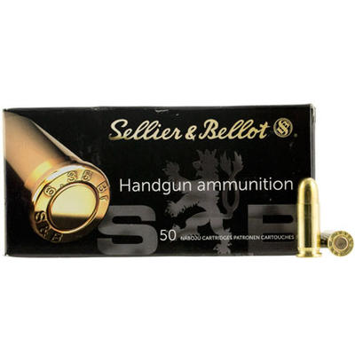 Sellier & Bellot Ammo 357 Magnum 158 Grain FMJ