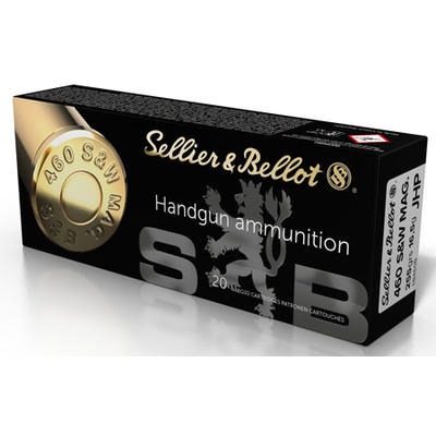 Sellier & Bellot Ammo 460 S&W Magnum 255 G