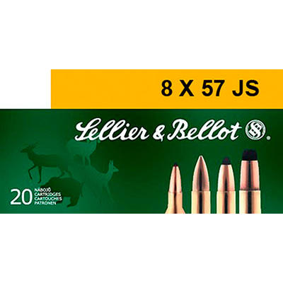 Sellier & Bellot Ammo V331762U Rimmed 8x57mm J