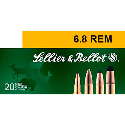 Sellier & Bellot Ammo 6.8mm Remington Barnes T