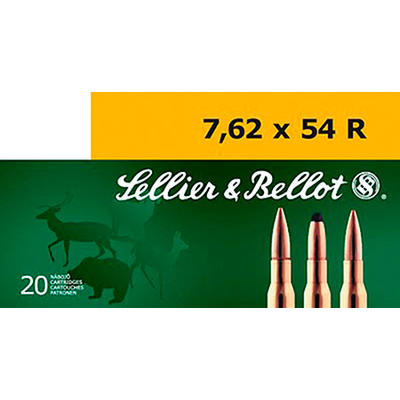 Sellier & Bellot Ammo 7.62x54mm Russian BTHP 1