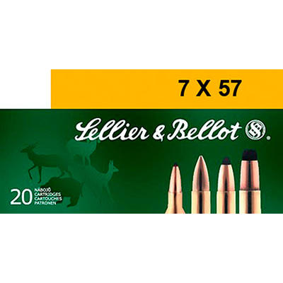 Sellier & Bellot Ammo 7x57mm Rimmed Mauser 173