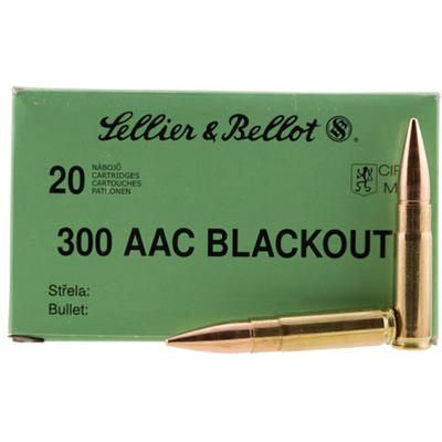 Sellier & Bellot Ammo 300 Blackout 200 Grain F