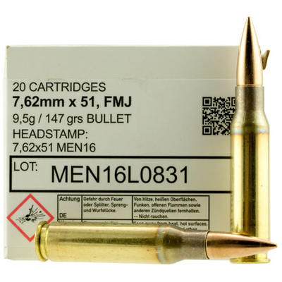 Magtech Ammo 7.62x51mm (7.62 NATO) 147 Grain FMJ 2