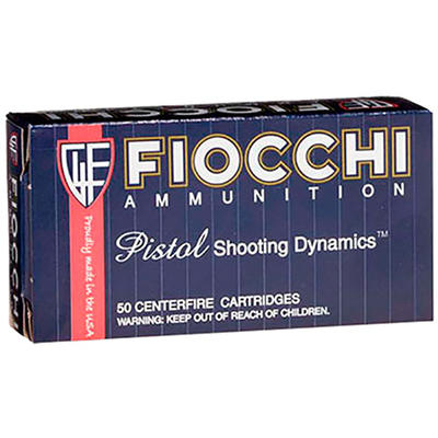 Fiocchi Ammo Shooting Dynamics 380 ACP 90 Grain JH