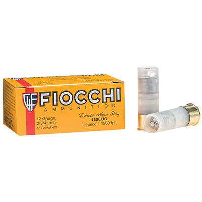 Fiocchi Shotshells Aero Slugs 12 Gauge 2.75in 7/8o