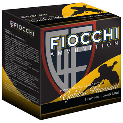 Fiocchi Shotshells Golden Pheasant Nickel-Plated 1
