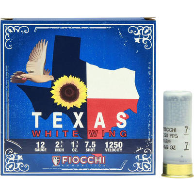 Fiocchi Shotshells Texas White Wing Dove Loads12 G