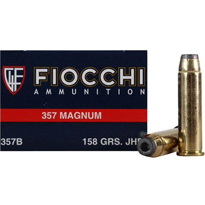 Fiocchi Ammo 357 Magnum 158 Grain Copper Metal JFP