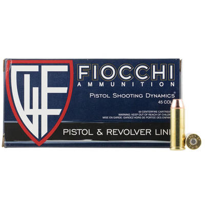 Fiocchi Ammo Shooting Dynamics 45 Colt (LC) 255 Gr