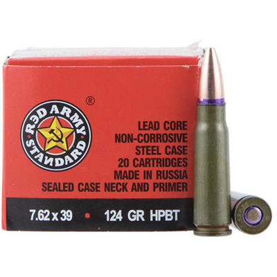 Red Army Ammo Red Army Standard 7.62x39mm 124 Grai