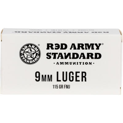 Red Army Ammo Red Army Standard 9mm 115 Grain FMJ