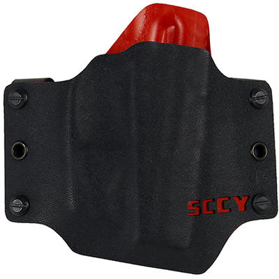 SCCY CPX Holster CPX-1/CPX-2 Kydex Black w/Red Sma