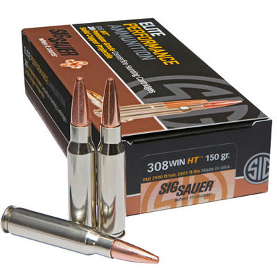 Sig Sauer Ammo Hunting 308 Winchester 150 Grain Le