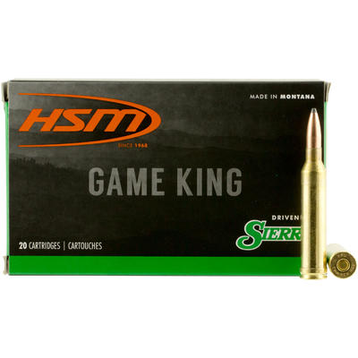 HSM Ammo Game King 7mm Magnum 160 Grain Spitzer Bo