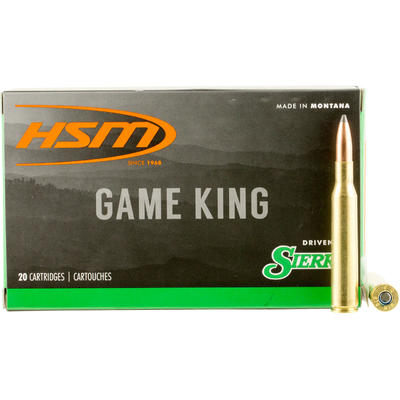 HSM Ammo Game King 270 Winchester 150 Grain SBT 20