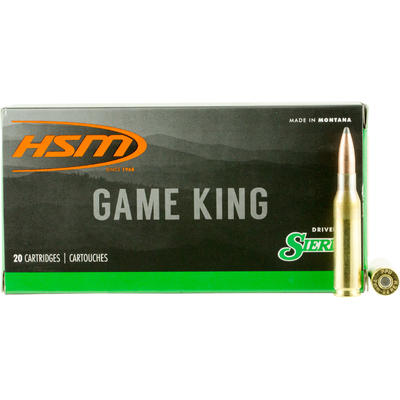 HSM Ammo Game King 7mm-08 Remington 150 Grain SBT
