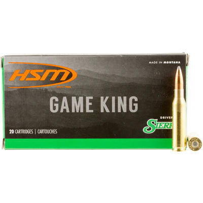 HSM Ammo Game King 7mm-08 Remington 160 Grain SBT