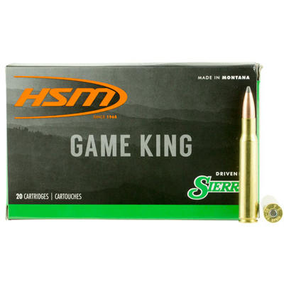 HSM Ammo Game King 30-06 Springfield 165 Grain SBT