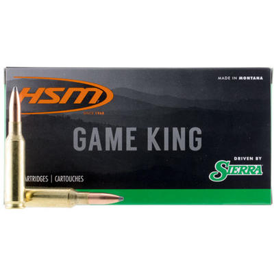 HSM Ammo Game King 6.5 Creedmoor 140 Grain Sierra
