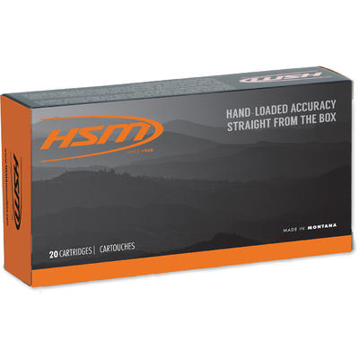 HSM Ammo 270 Win Short Mag 130 Grain SP 20 Rounds