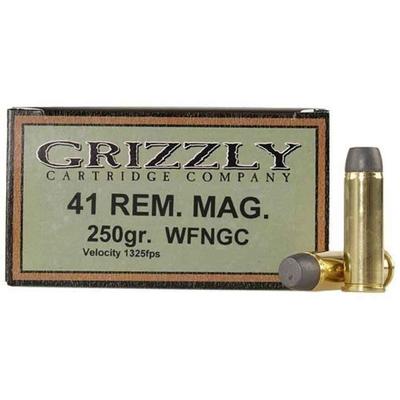 Grizzly Ammo 41 Remington Mag 210 Grain JHP 20 Rou
