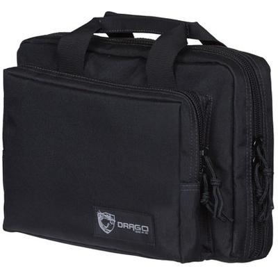 Drago Gear Bag Double Pistol Case Black D 600D 12.