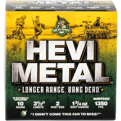 Hevishot Shotshells Hevi-Metal Longer Range 10 Gau