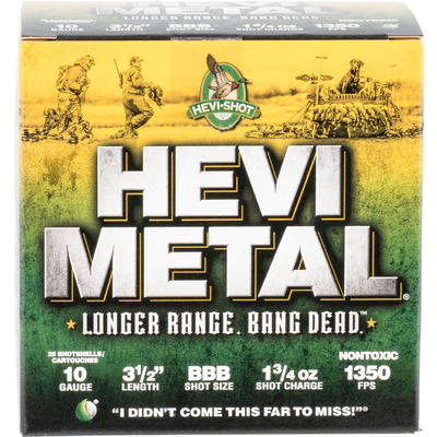 Hevishot Shotshells Hevi-Metal Longer Range 10 Gau