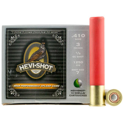 Hevishot Shotshells Duck .410 Gauge 3in 1/2oz #7-S