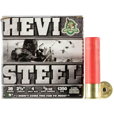 Hevishot Shotshells Hevi-Steel 28 Gauge 2.75in 3/4