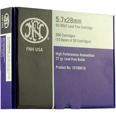 FN Herstal Ammo Self Defense 5.7x28mm 27 Grain Lea