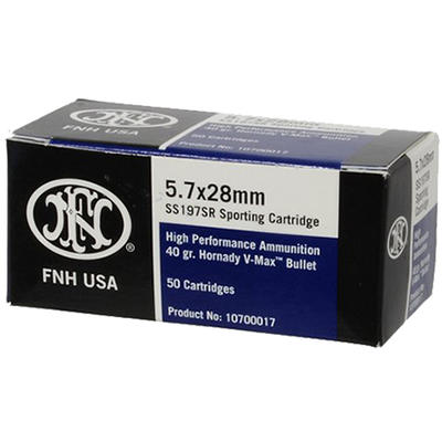 FN Herstal Ammo Sporting 5.7x28mm V-Max 40 Grain 5