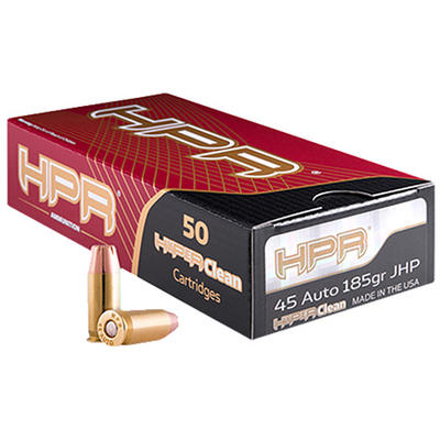 HPR Ammo 45 ACP 185 Grain JHP 50 Rounds [45185JHP]