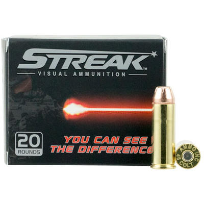 HPR Ammo Streak Red 45 Colt (LC) 250 Grain JHP 20