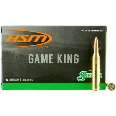HSM Ammo Game King 25-06 Remington 100 Grain SBT 2