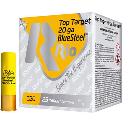 Rio Shotshells Target BlueSteel 20 Gauge 2.75in 7/