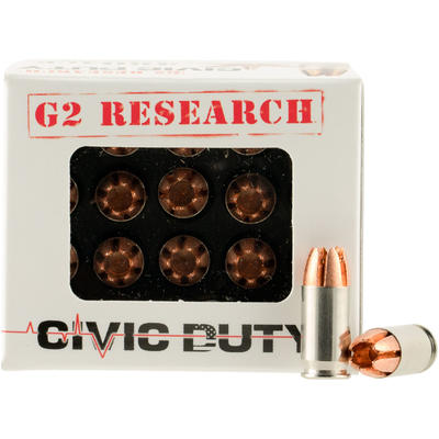 G2 Research Civic Duty 380 ACP 64 Grain Copper Exp