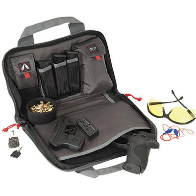 G-Outdoors 1308-Piece Double Pistol Case w/Quilted