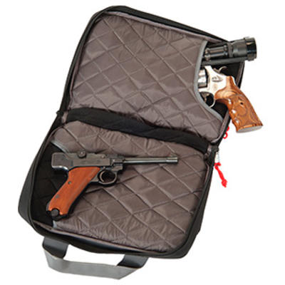 G-Outdoors 1310-PieceDC Quad Pistol Case w/Quilted