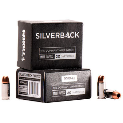 Gorilla Ammo Silverback 45 ACP 230 Grain Solid Cop Gorilla Ammo Silverback 45 ACP 230 Grain Solid Cop