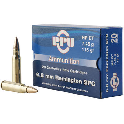 Prvi Partizan PPU Ammo 6.8mm Remington SPC 115 Gra
