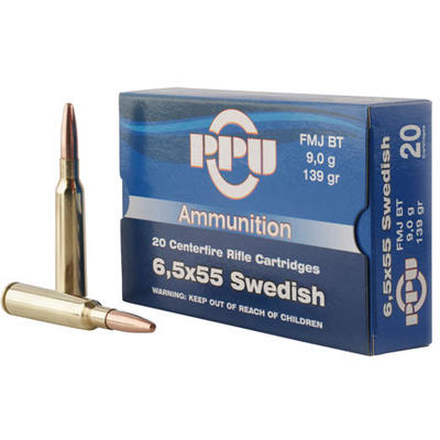 Prvi Partizan PPU Ammo 6.5x55 Swedish 139 Grain FM