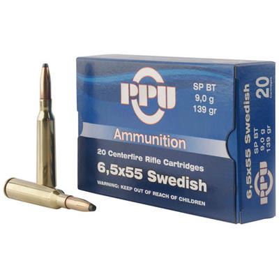 Prvi Partizan PPU Ammo 6.5x55 Swedish 139 Grain SP