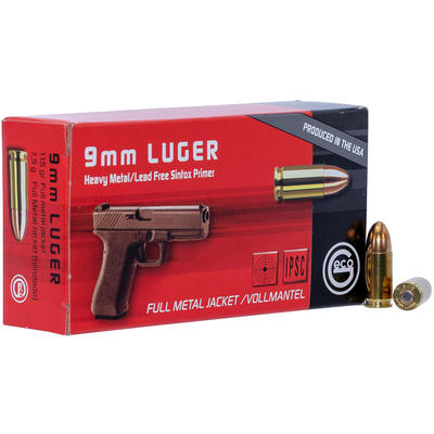 Geco Ammo Lead Free 9mm 115 Grain FMJ 50 Rounds [2
