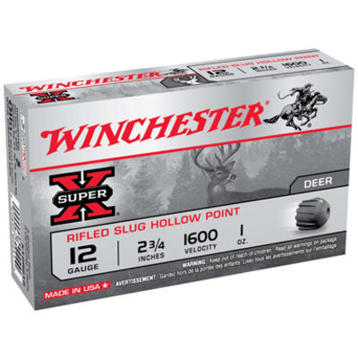 Winchester Shotshells Super-X Rifled Lead 12 Gauge