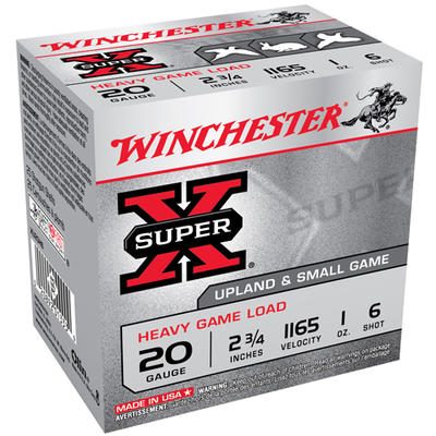 Winchester Shotshells Super-X Heavy Game 20 Gauge